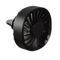 Portable Car Clip Fan With LED Ambiance Lights USB Rechargeable Mini Fan 5