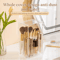 Clear Makeup Brush Holder With Lid Large Capacity Vanity Organizer 2