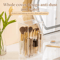 Clear Makeup Brush Holder With Lid Large Capacity Vanity Organizer 2