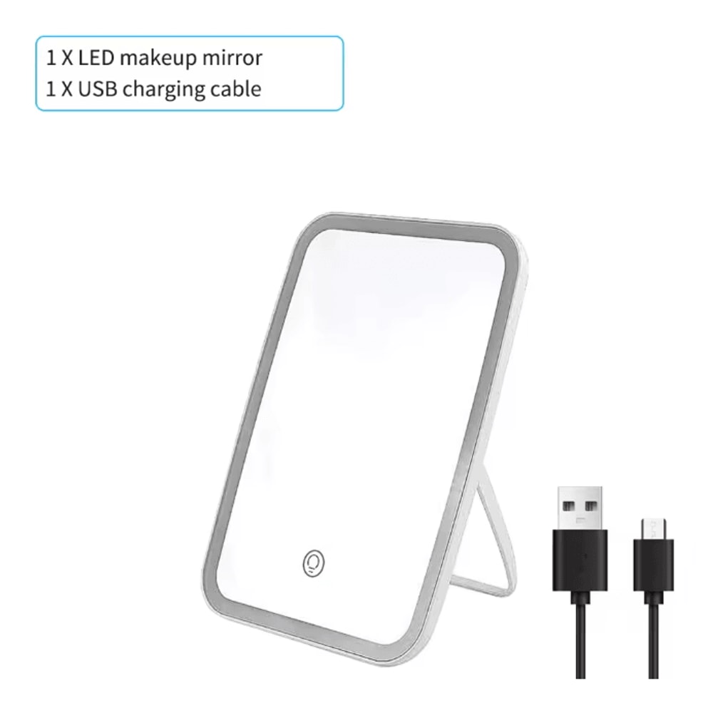 Foldable LED Vanity Lights With USB Tricolor Dimmable Makeup Lighting 4