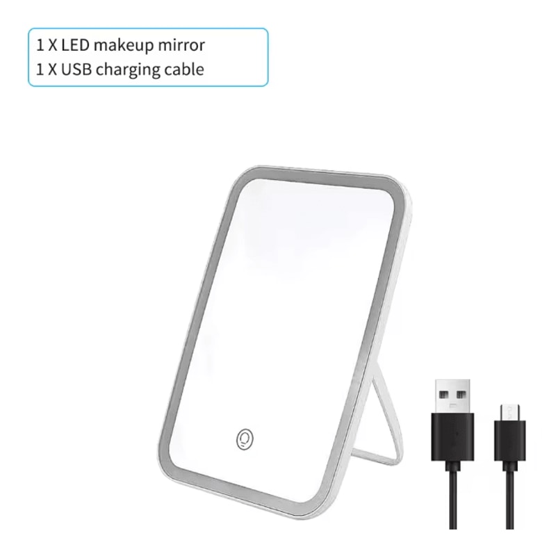 Foldable LED Vanity Lights With USB Tricolor Dimmable Makeup Lighting 4