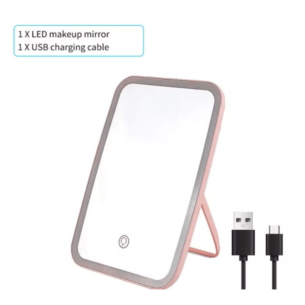 Foldable LED Vanity Lights With USB Tricolor Dimmable Makeup Lighting 5