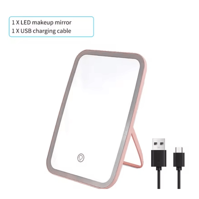 Foldable LED Vanity Lights With USB Tricolor Dimmable Makeup Lighting 5