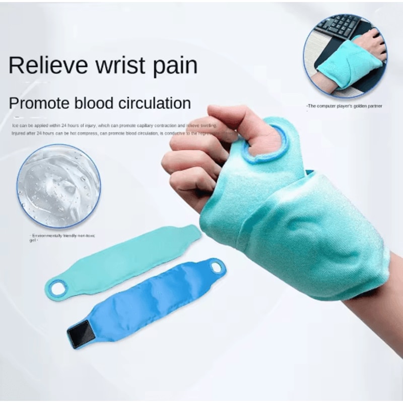 Wrist Ice Pack Wrap For Carpal Tunnel Relief And Cold Therapy Support 3
