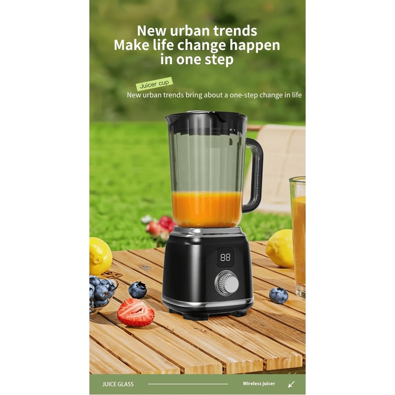 Portable Electric Juicer Blender 600ml Smoothie Maker With Ice Crushing Power 4