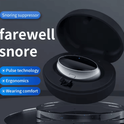 smart anti snoring device easy breathe sleep aid with ems support