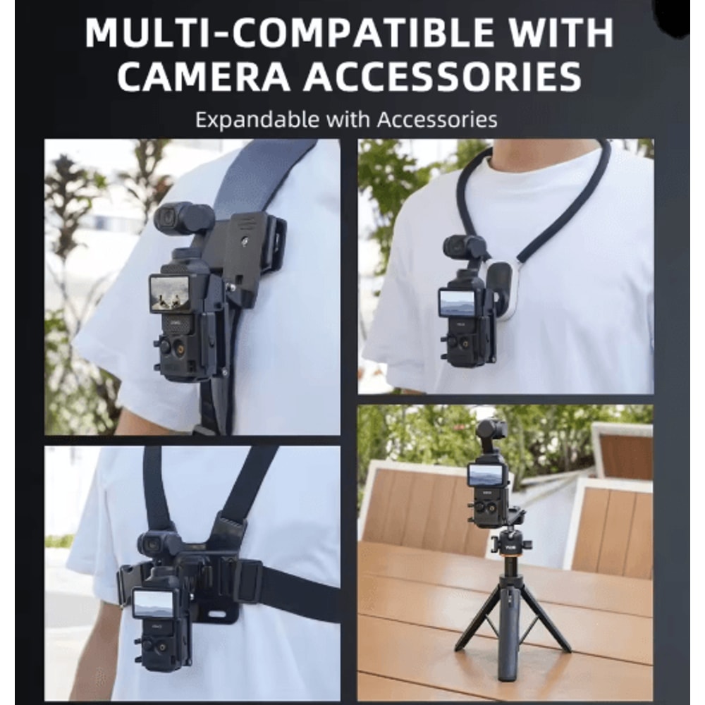 Magnetic Mount Adapter For DJI Osmo Pocket 3 Quick Release Vlogging Holder 1