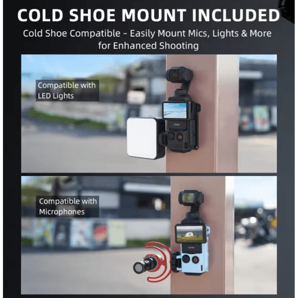 Magnetic Mount Adapter For DJI Osmo Pocket 3 Quick Release Vlogging Holder 2