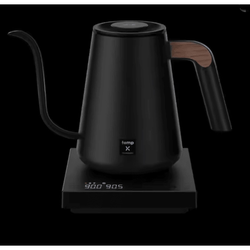 Electric Gooseneck Kettle 900ml Temperature Control Pour Over Coffee Pot 0