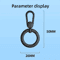Metal Phone Lanyard Patch Rotatable Buckle Secure Hanging Clip 1