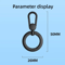 Metal Phone Lanyard Patch Rotatable Buckle Secure Hanging Clip 1