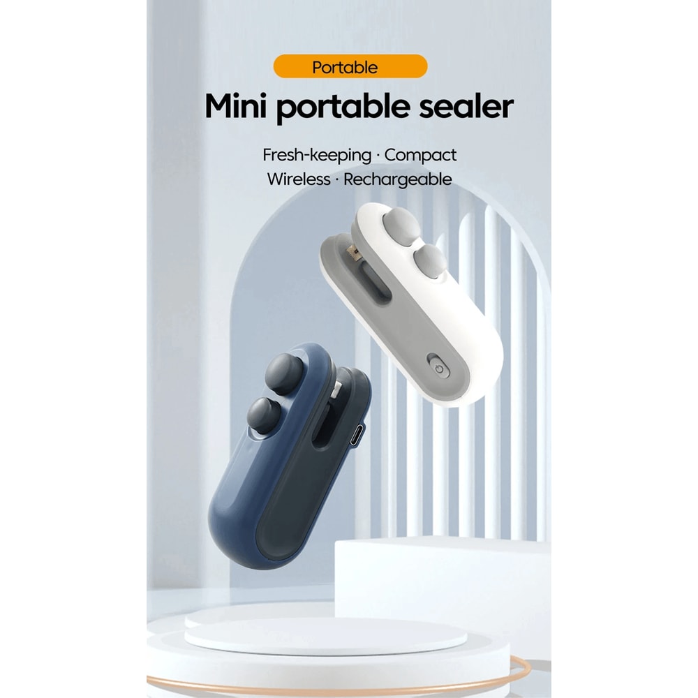 USB Mini Heat Sealer Handheld Bag Sealing Machine For Food Storage 0