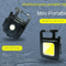 Mini LED Flashlight Keychain USB Rechargeable COB Work Light 1