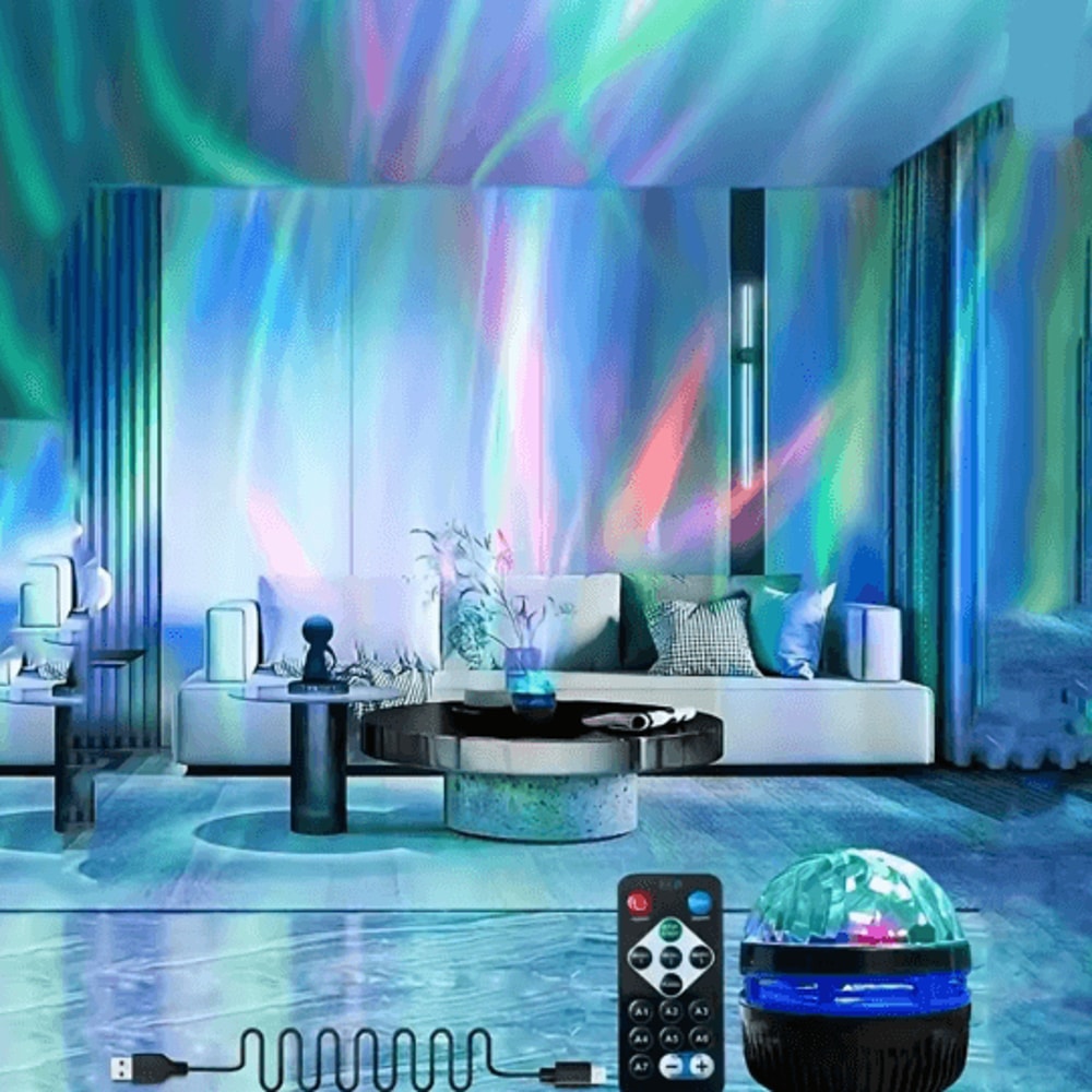 LED Starry Night Sky Projector Aurora Galaxy Light With Remote Control 3