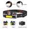 Rechargeable COB LED Headlamp Magnetic Waterproof Outdoor Head Torch 0