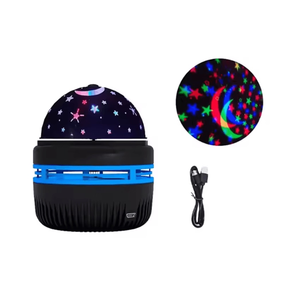 LED Starry Night Projector Lamp With Rotating Moon Light And Remote Control 5