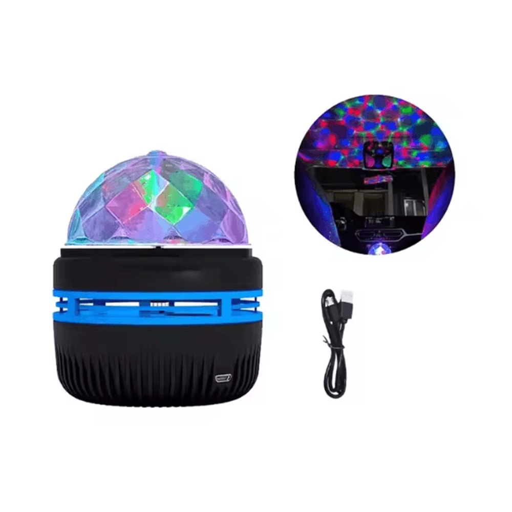 LED Starry Night Projector Lamp With Rotating Moon Light And Remote Control 7