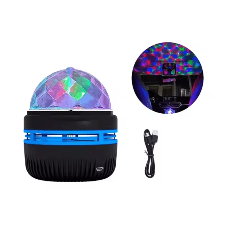 LED Starry Night Projector Lamp With Rotating Moon Light And Remote Control 7