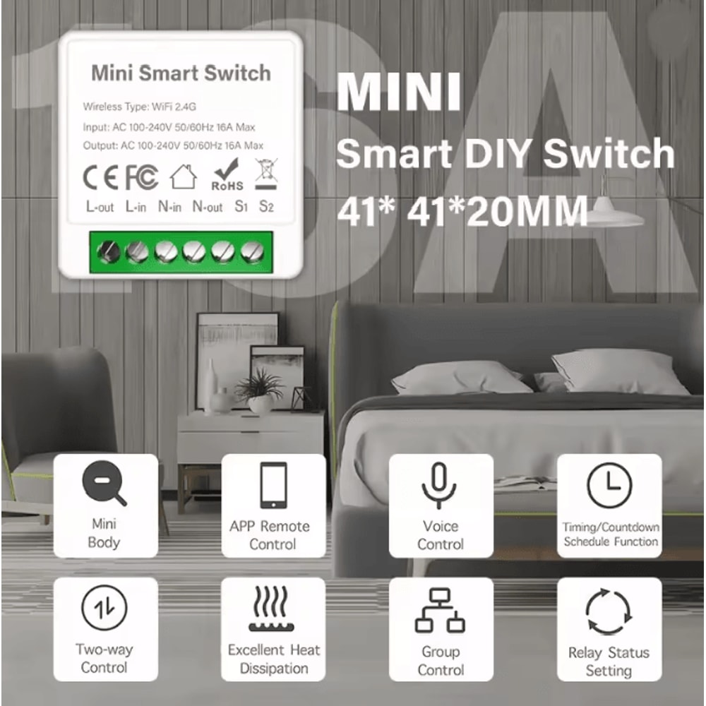 Smart Wifi Zigbee 3 Power Switch With Timer Voice Control And Automation 2