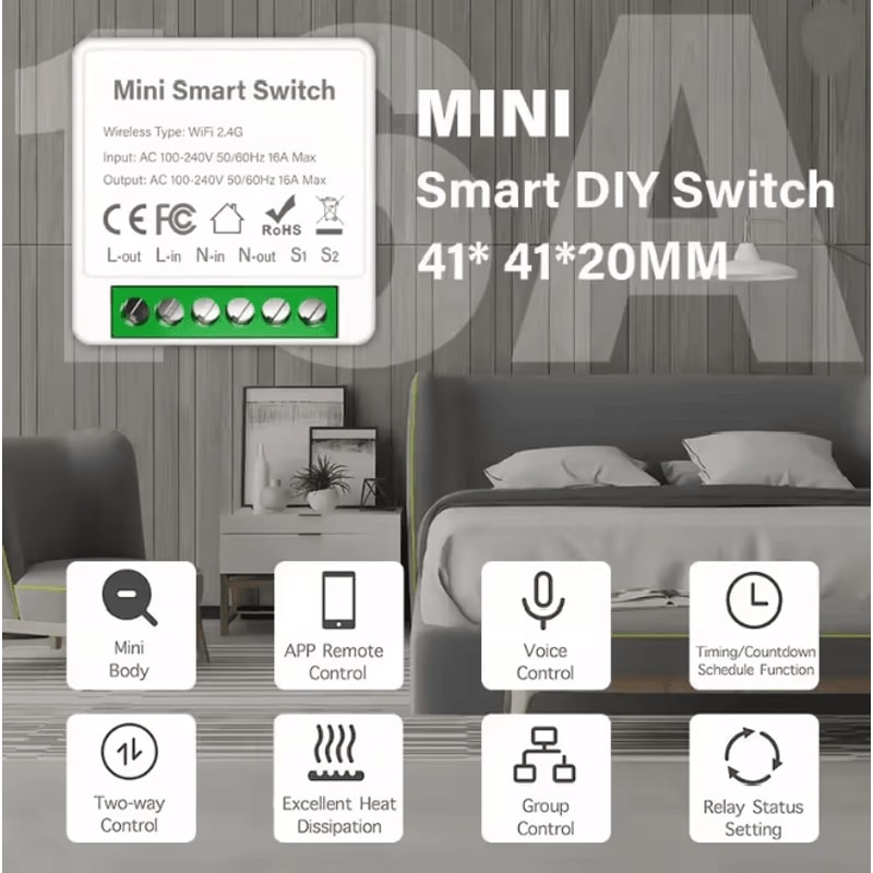 Smart Wifi Zigbee 3 Power Switch With Timer Voice Control And Automation 2