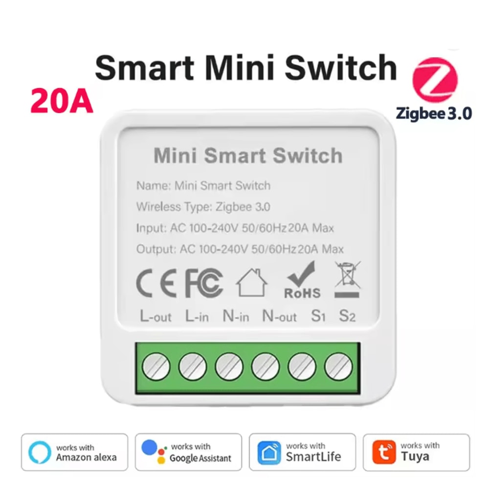 Smart Wifi Zigbee 3 Power Switch With Timer Voice Control And Automation 4