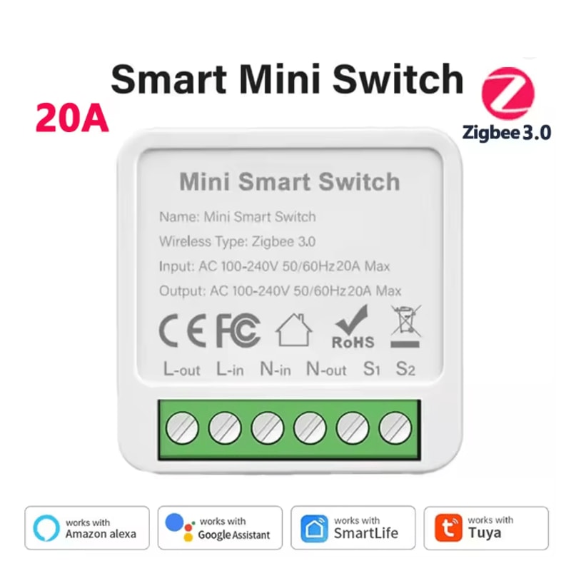 Smart Wifi Zigbee 3 Power Switch With Timer Voice Control And Automation 4