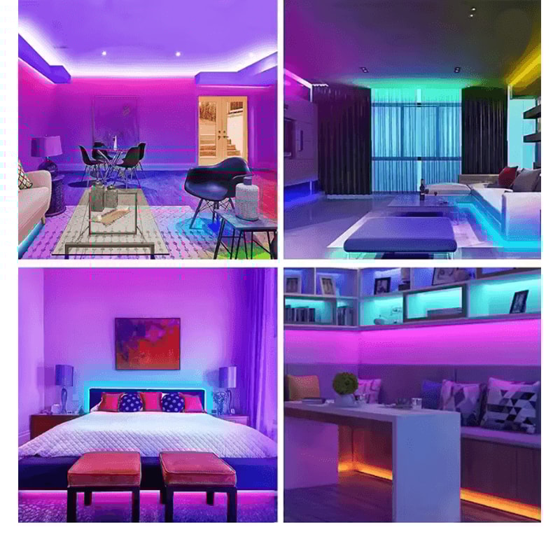 RGB LED Strip Light USB Bluetooth Color Changing Flexible Light Tape 2