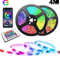 RGB LED Strip Light USB Bluetooth Color Changing Flexible Light Tape 4