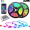 RGB LED Strip Light USB Bluetooth Color Changing Flexible Light Tape 8