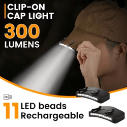 super bright led headlamp hat clip flashlight for night fishing and outdoor use