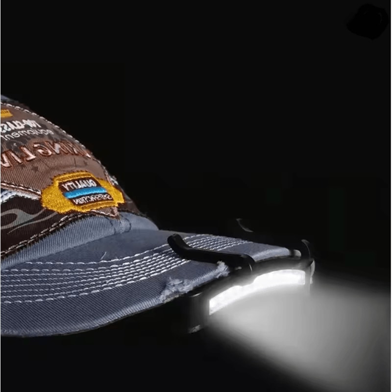 Super Bright LED Headlamp Hat Clip Flashlight For Night Fishing And Outdoor Use 3