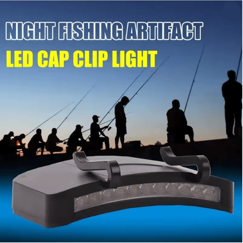 Super Bright LED Headlamp Hat Clip Flashlight For Night Fishing And Outdoor Use 4