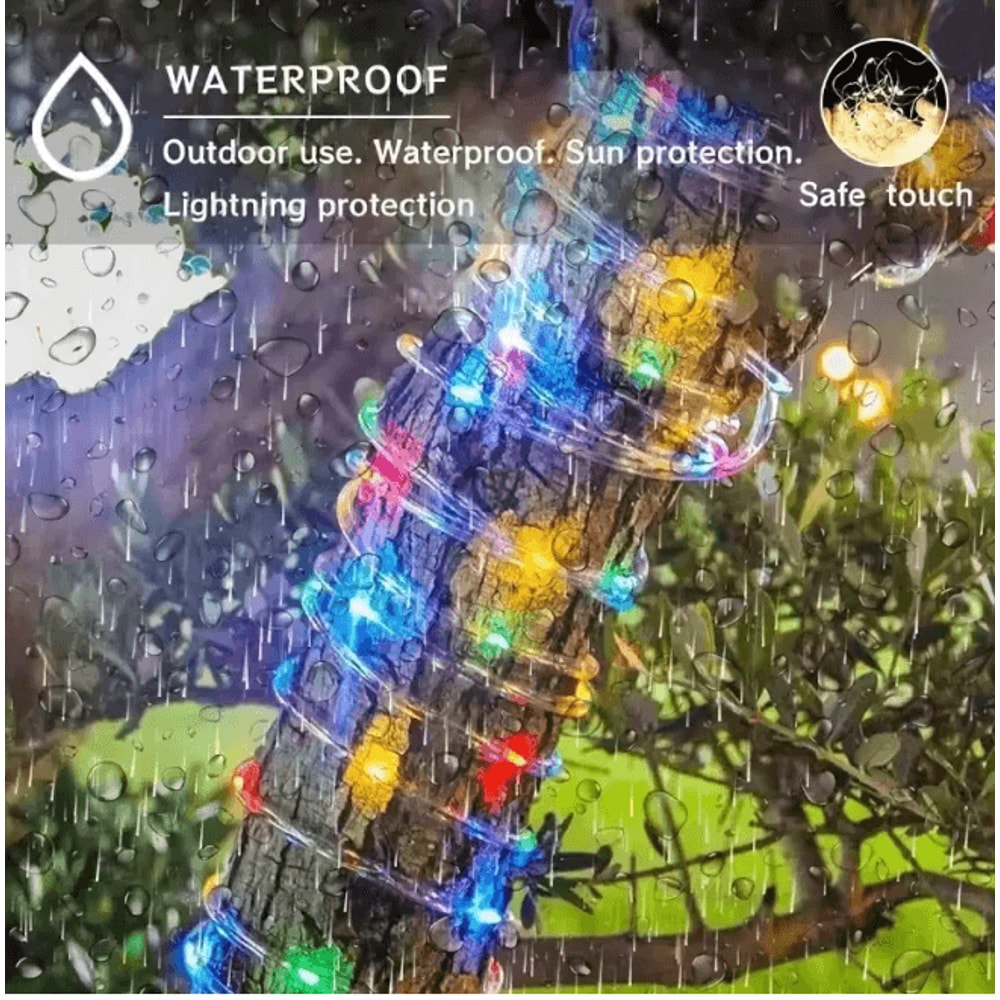 Solar Powered LED String Lights Outdoor Fairy Garden Decoration 1
