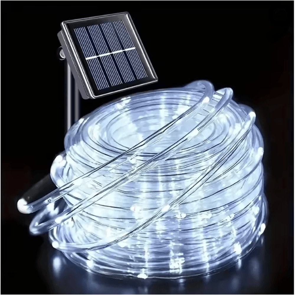 Solar Powered LED String Lights Outdoor Fairy Garden Decoration 4