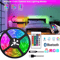 RGB LED Strip Lights USB Bluetooth Remote Color Changing Light Tape 0