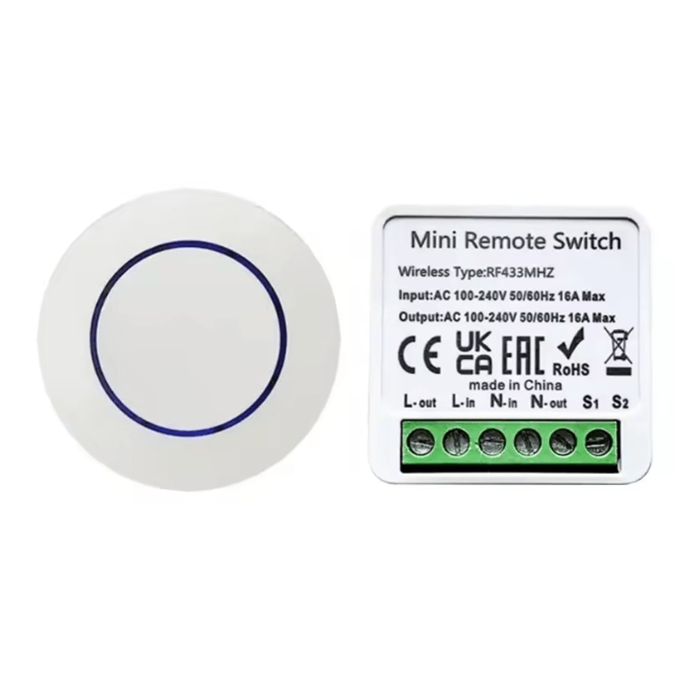 Wireless Remote Light Switch 433MHz Smart Control Module For Home DIY 5