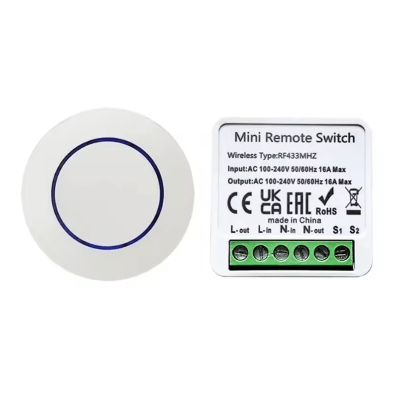 Wireless Remote Light Switch 433MHz Smart Control Module For Home DIY 5