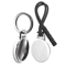 Slim Aluminum AirTag Holder With Lanyard Invisible Keychain Case 0