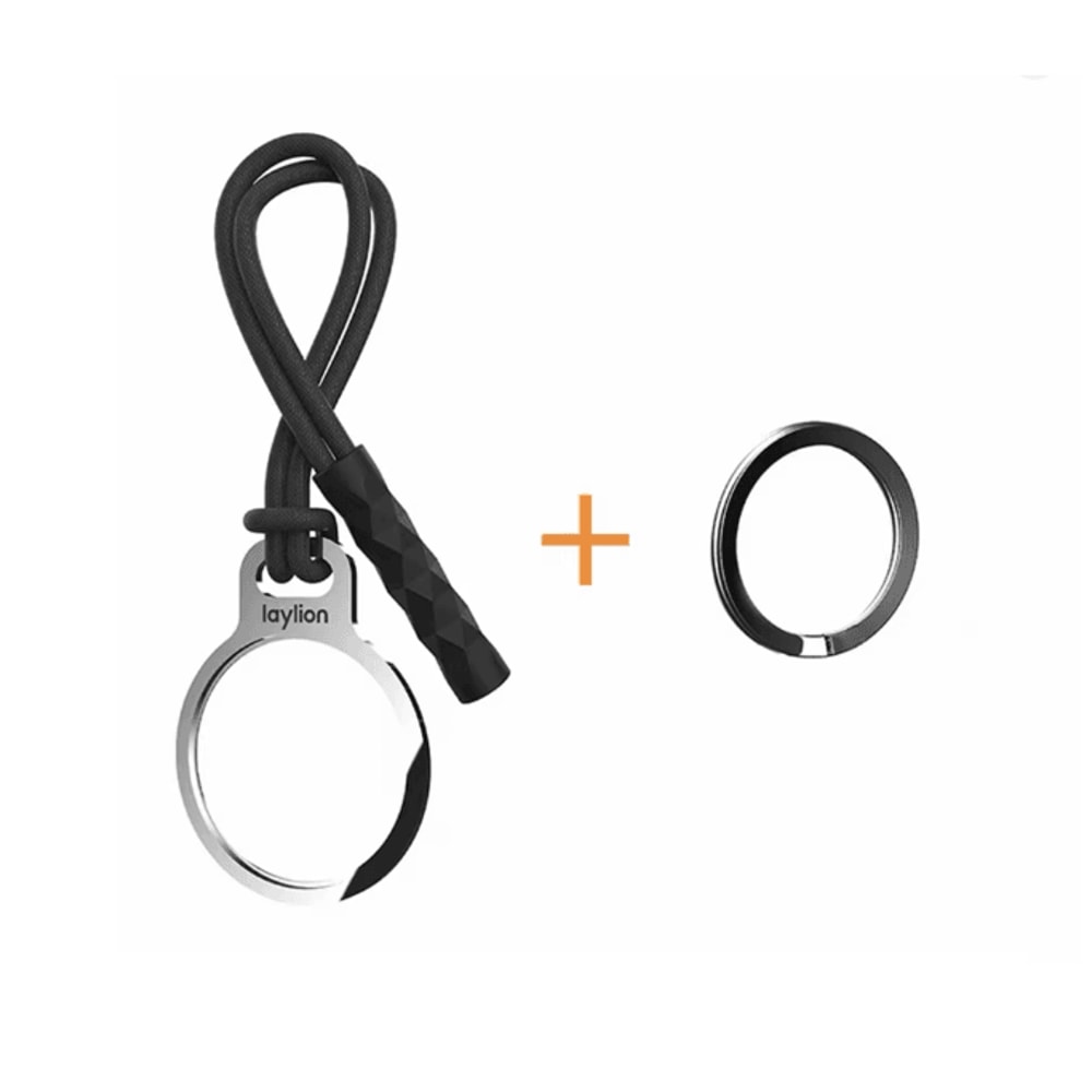 Slim Aluminum AirTag Holder With Lanyard Invisible Keychain Case 4