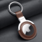 Leather AirTag Case With Keychain Protective Holder For Keys Bags And Pets 7