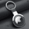 Leather AirTag Case With Keychain Protective Holder For Keys Bags And Pets 8