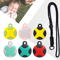 Cute Cartoon AirTag Holder Necklace For Kids Soft Silicone Protective Case 0