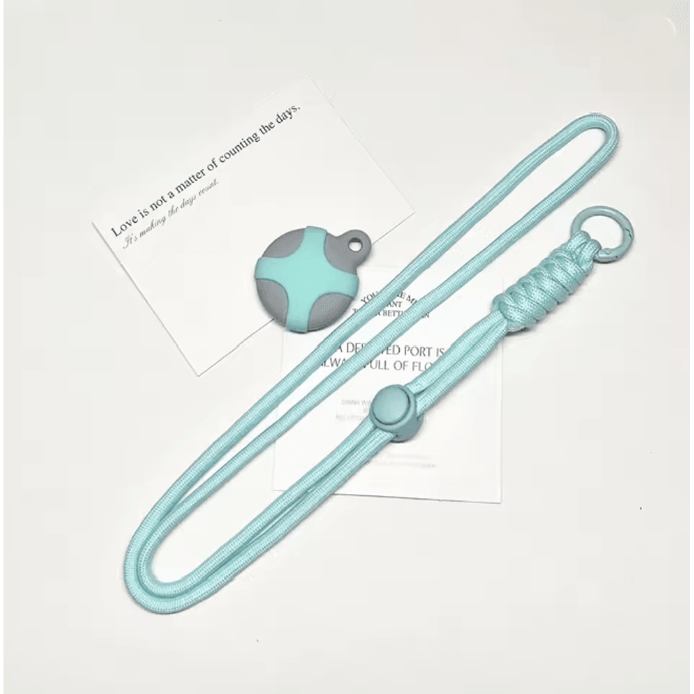 Cute Cartoon AirTag Holder Necklace For Kids Soft Silicone Protective Case 4