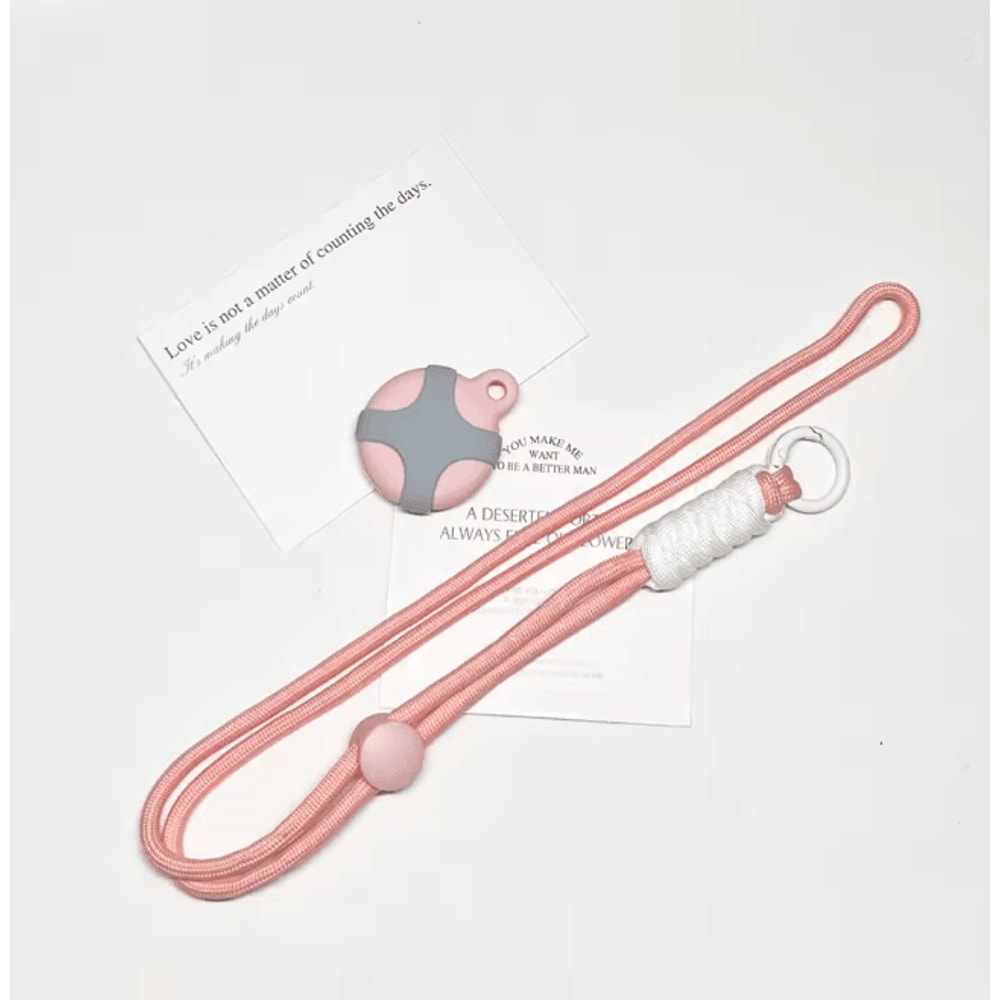 Cute Cartoon AirTag Holder Necklace For Kids Soft Silicone Protective Case 6