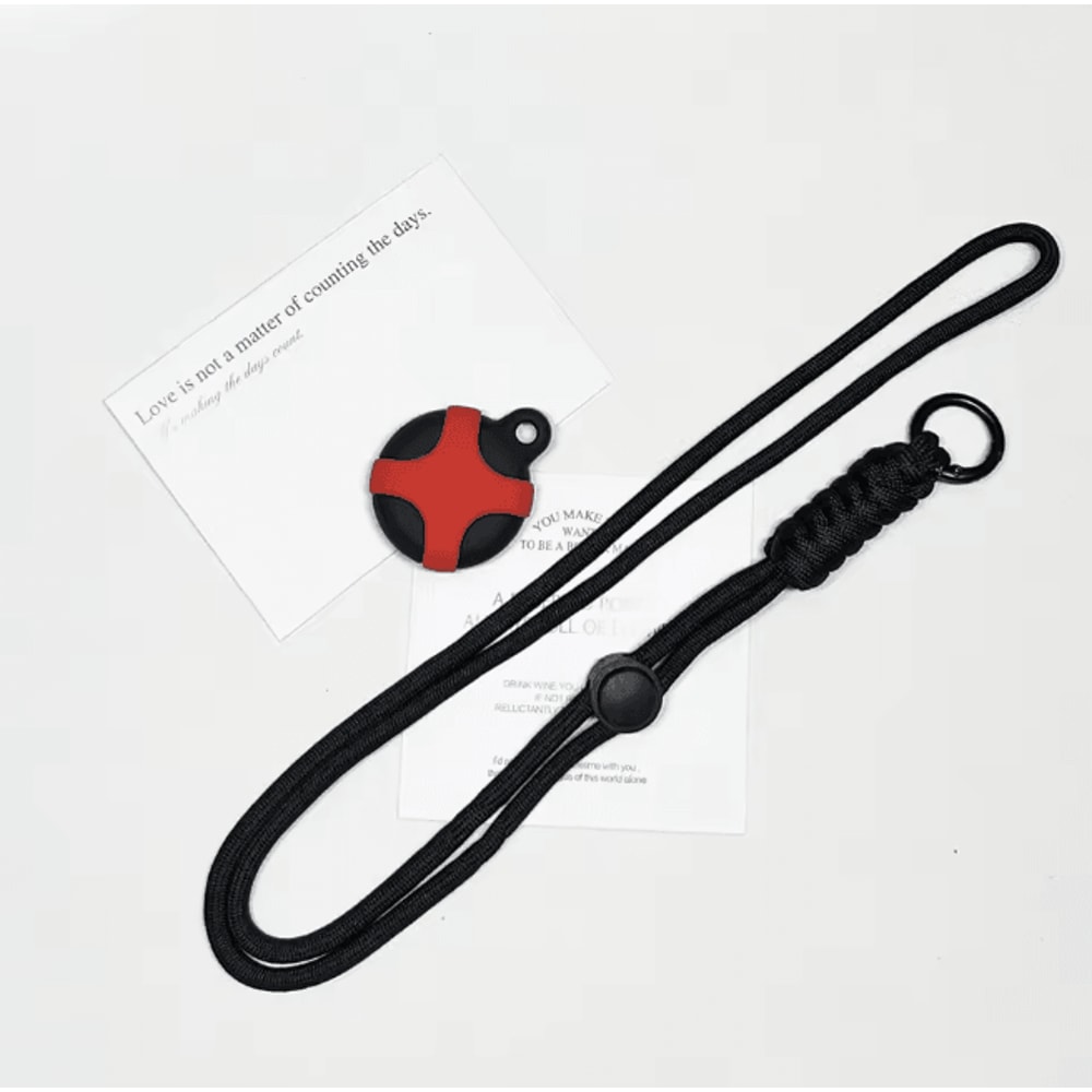 Cute Cartoon AirTag Holder Necklace For Kids Soft Silicone Protective Case 7