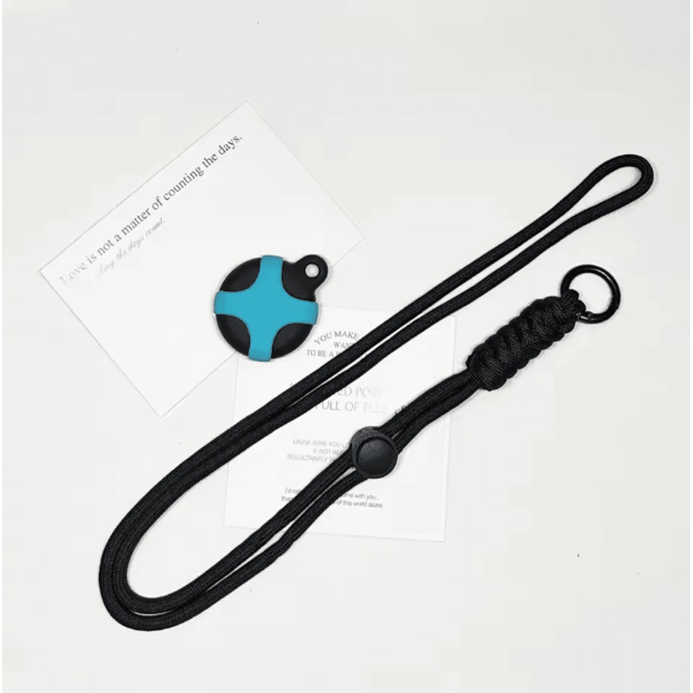 Cute Cartoon AirTag Holder Necklace For Kids Soft Silicone Protective Case 9