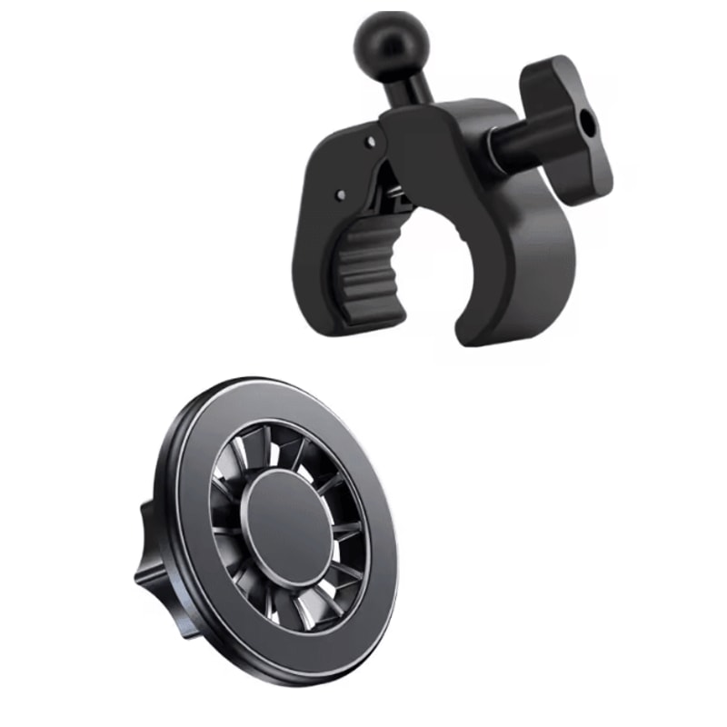 Universal Magnetic Phone Holder Heavy Duty Clamp Mount 360 Degree Rotation 4