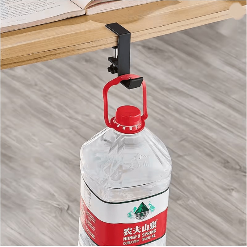 Under Desk Headphone Stand Clamp Mount Aluminum Headset Holder 2