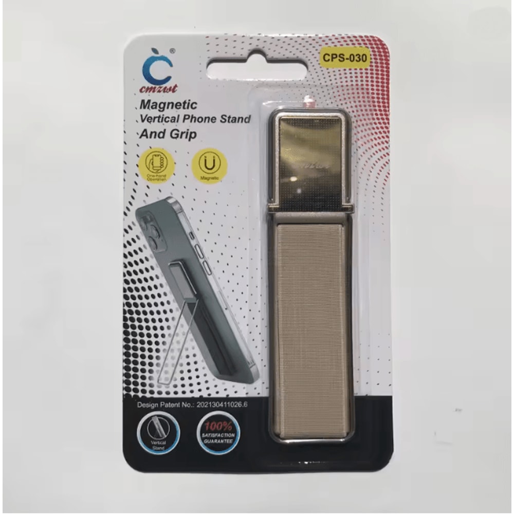 Elastic Phone Grip Strap With Kickstand Adhesive Finger Holder 6