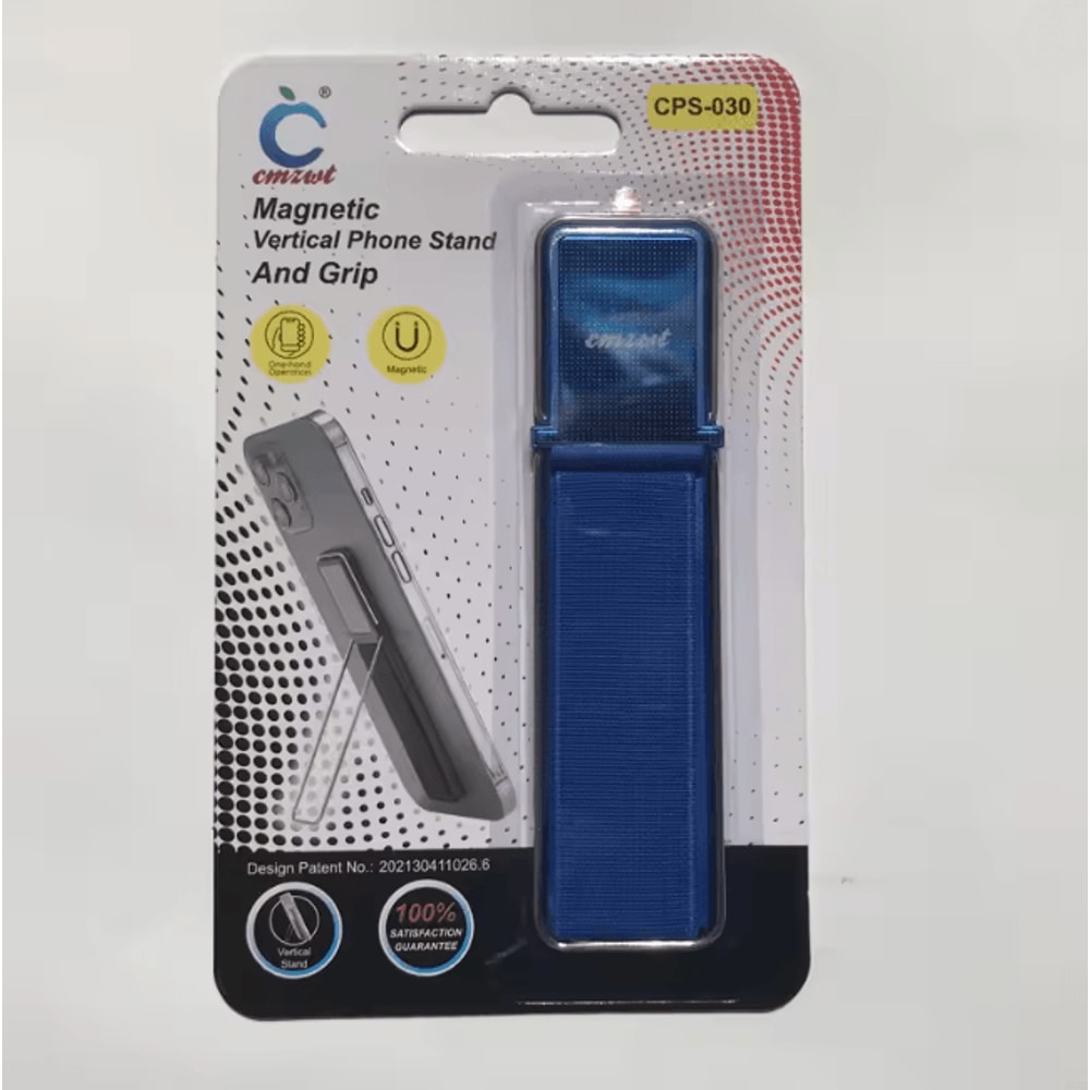 Elastic Phone Grip Strap With Kickstand Adhesive Finger Holder 7